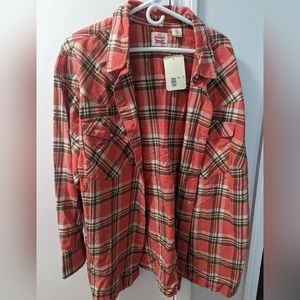 Levi's Plus Size Dylan Relaxed Western Shirt. 3XL
